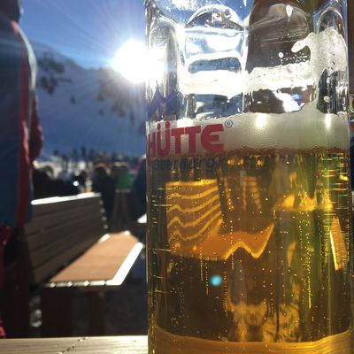 Sun always shines on the beer